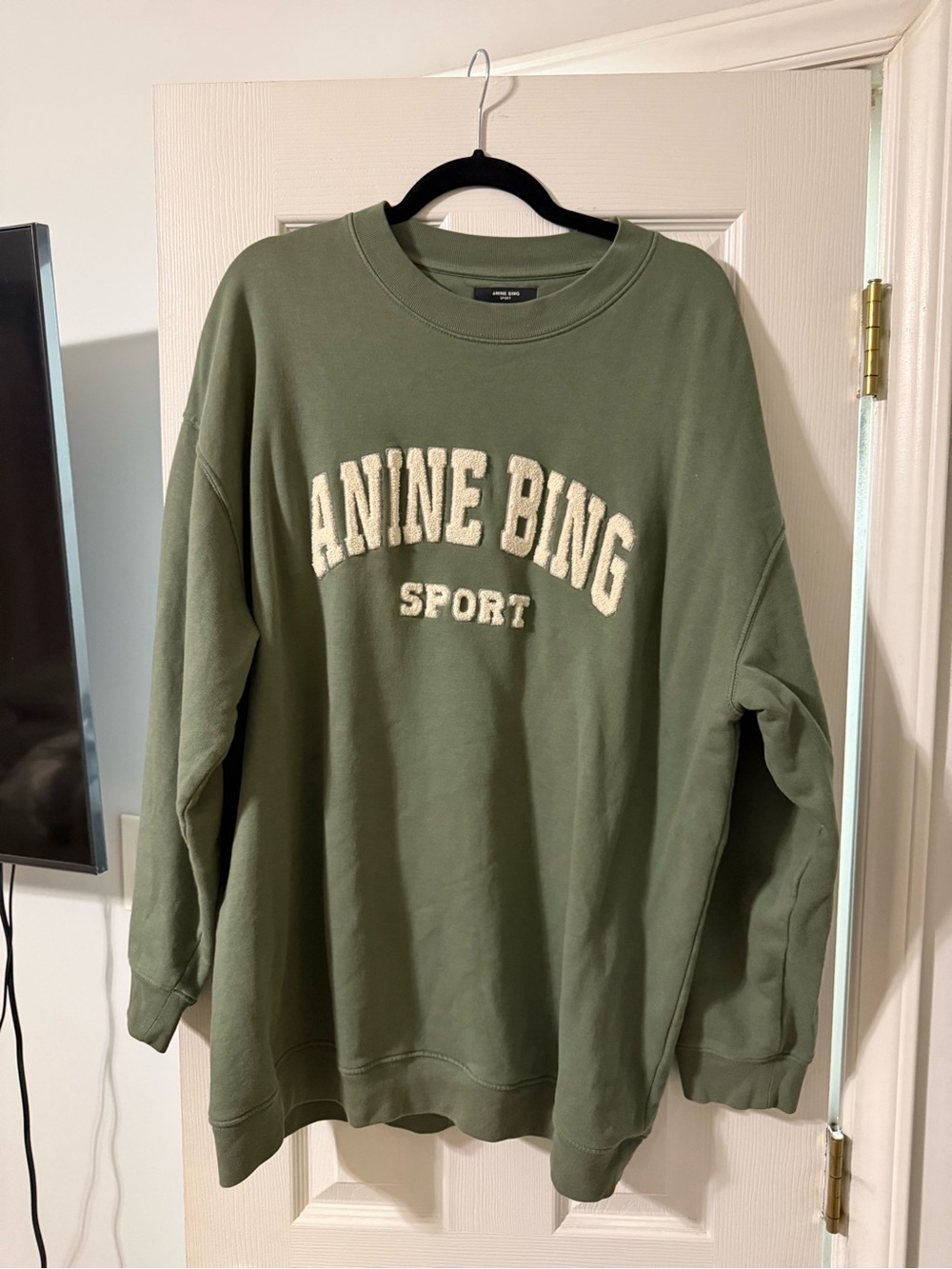 Anine Bing Olive Green Crewneck